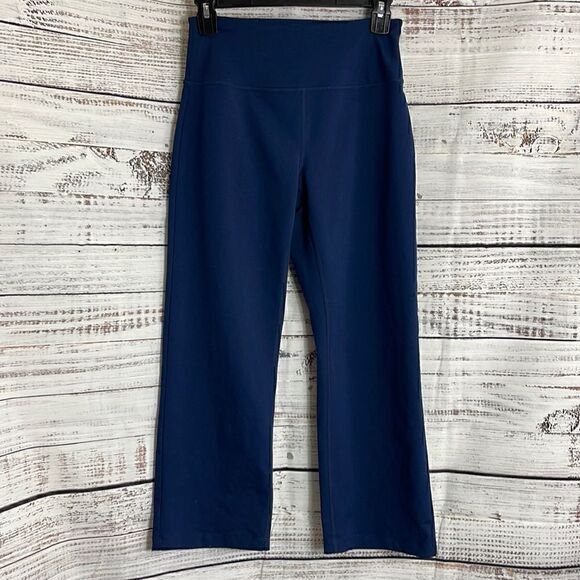 COREIO Pants - Coreio Pants Womens Size Small Petite yoga cropped Navy Blue active pull on